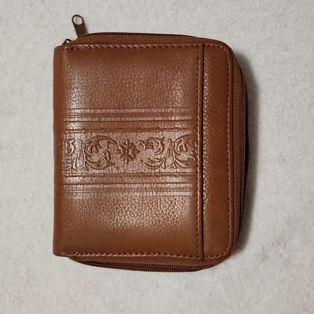 Brown Amity leather wallet